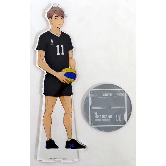 Osamu Miya 1 per 5 Scale Acrylic Stand Haikyu!! x SMILE BASE CAFE Warm Style Limited Production [USED]