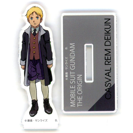 Casval Rem Deikun Mobile Suit Gundam: THE ORIGIN Episode 1 Acrylic Stand Standard Size [USED]