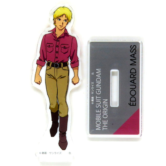 Edouard Mass Mobile Suit Gundam: THE ORIGIN Episode 2 Acrylic Stand Standard Size [USED]