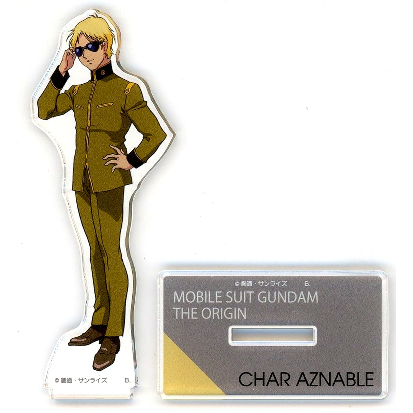 Char Aznable Episode 3 Mobile Suit Gundam THE ORIGIN Standard Size Acrylic Stand [USED]