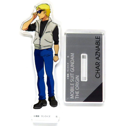 Char Aznable Mobile Suit Gundam: The Origin Episode 4 Acrylic Stand Standard Size [USED]