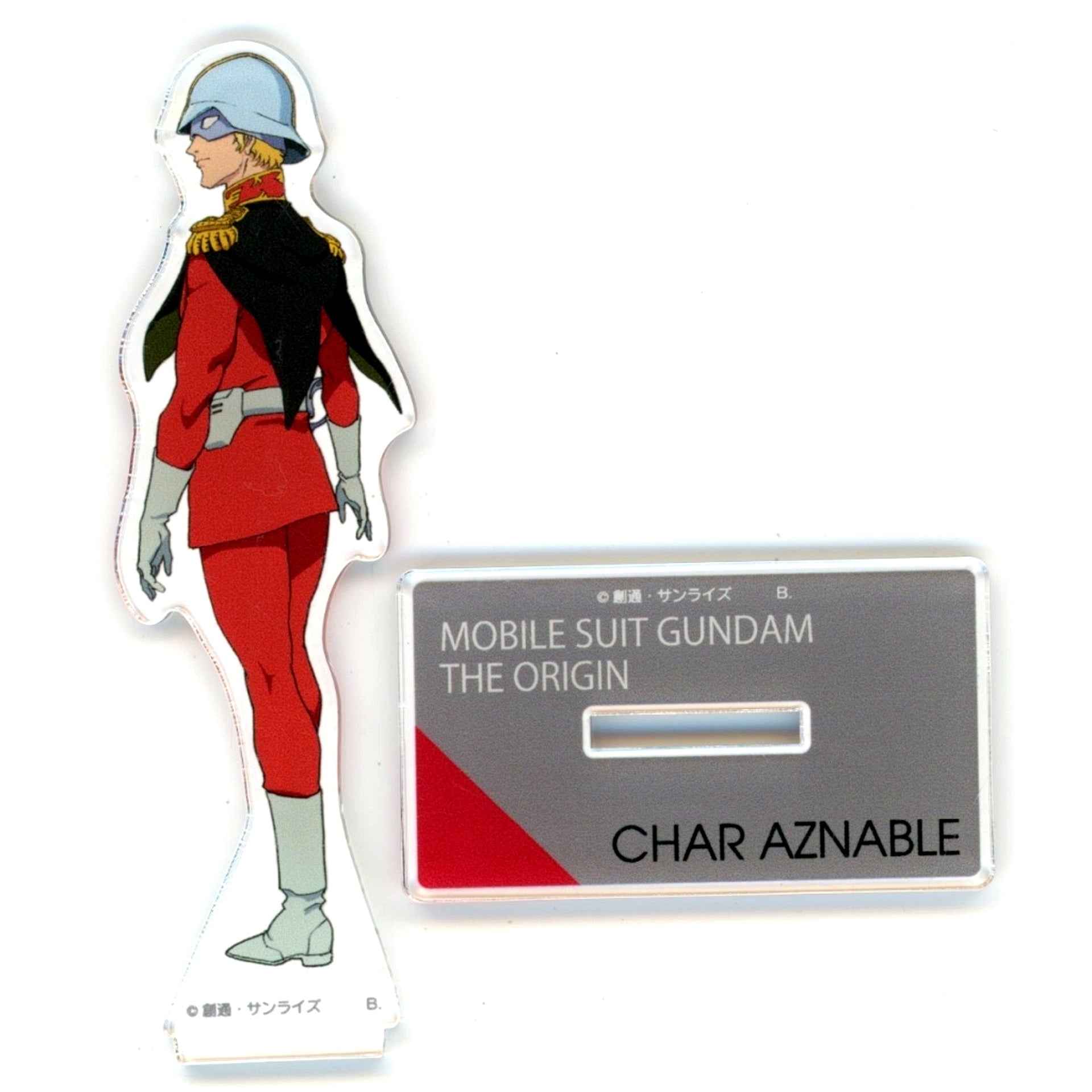Char Aznable Episode 5 Mobile Suit Gundam THE ORIGIN Standard Size Acrylic Stand [USED]