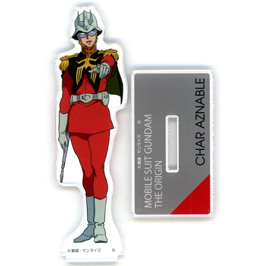 Char Aznable Mobile Suit Gundam: The Origin Episode 6 Acrylic Stand Standard Size [USED]