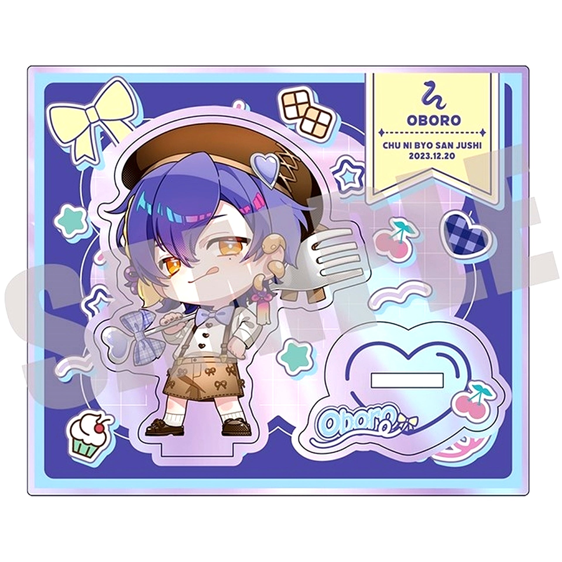Oboro Aurora Acrylic Stand Virtual YouTuber Chuunibyou Sanjuushi [USED]