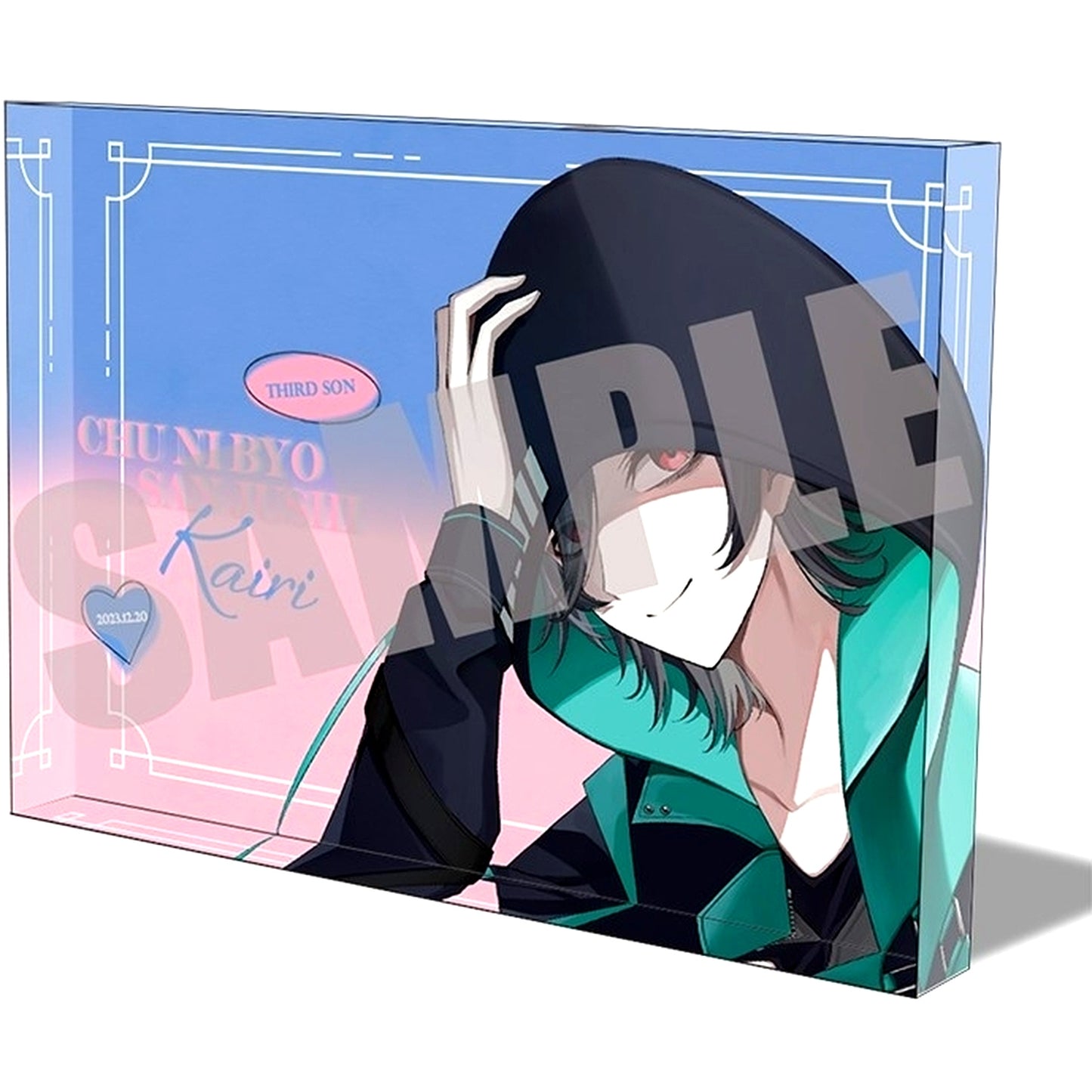Kairi Acrylic Block Virtual YouTuber Chuunibyou Sanjuushi [USED]