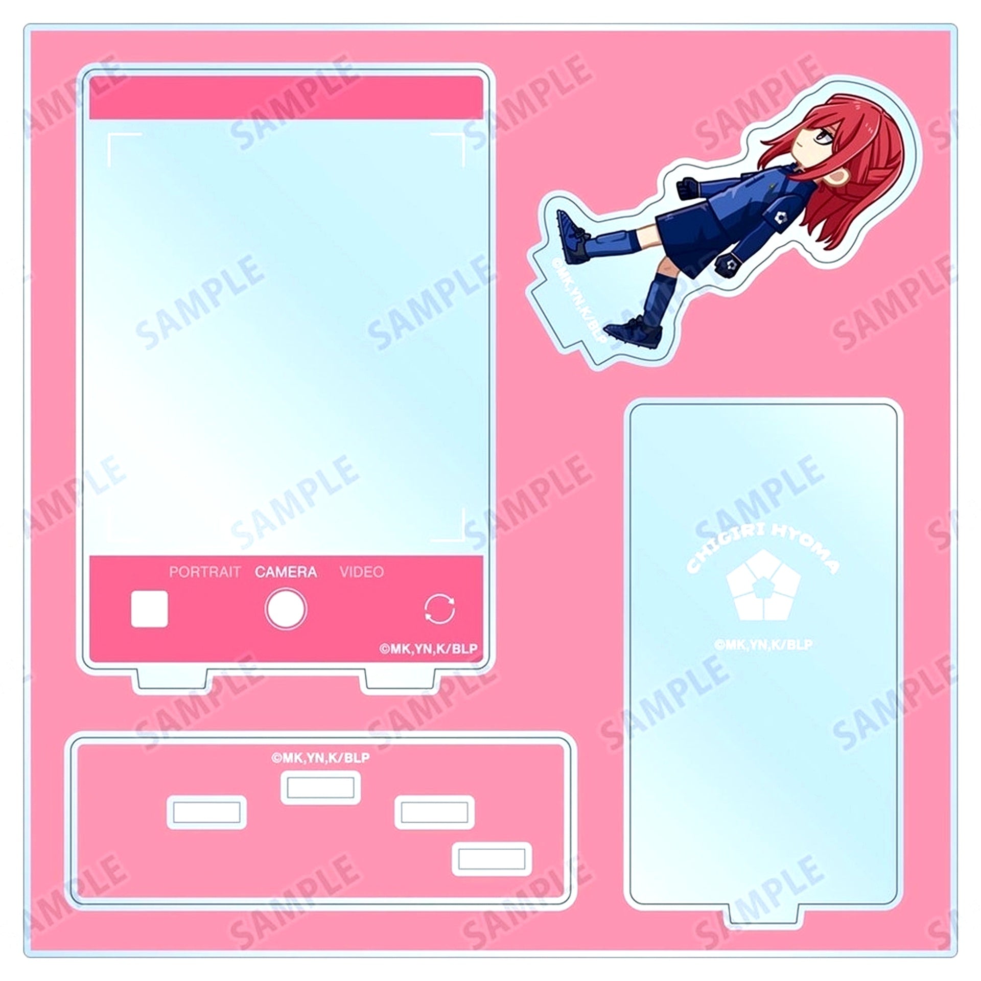 Hyoma Chigiri Chibitoko Acrylic Stand for Mini Photo TV Anime Blue Lock [USED]