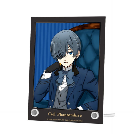 Ciel Phantomhive Illustration A6 Acrylic Panel TV Anime Black Butler Public School Arc [USED]