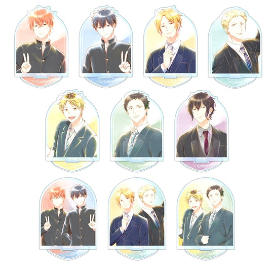 Set of 10 Given The Movie To the Sea Trading Ani-Art aqua label Vol. 3 Acrylic Stand [USED]