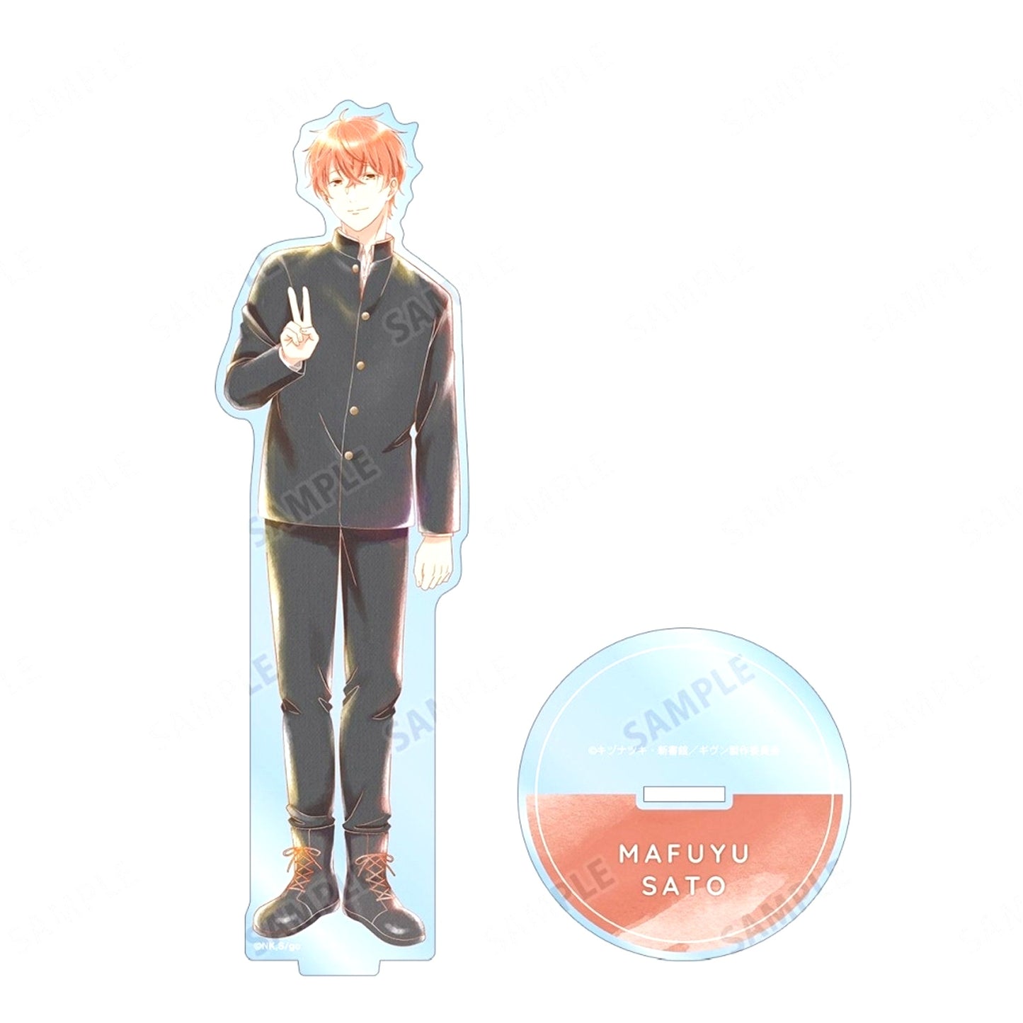 Mafuyu Sato Ani-Art aqua label Vol.3 BIG Acrylic Stand Movie given To the Sea [USED]