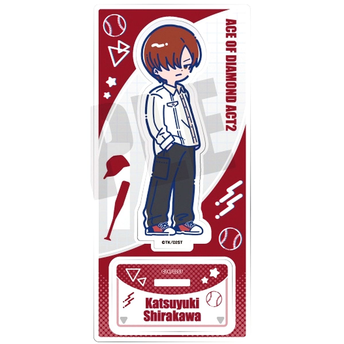 Katsuyuki Shirakawa Retopop Vol. 2 Acrylic Stand Ace of Diamond Act II: Second Season [USED]