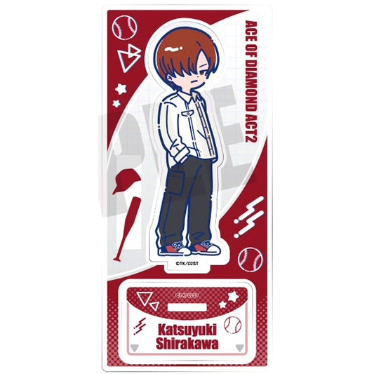 Katsuyuki Shirakawa Retopop Vol. 2 Acrylic Stand Ace of Diamond Act II: Second Season [USED]