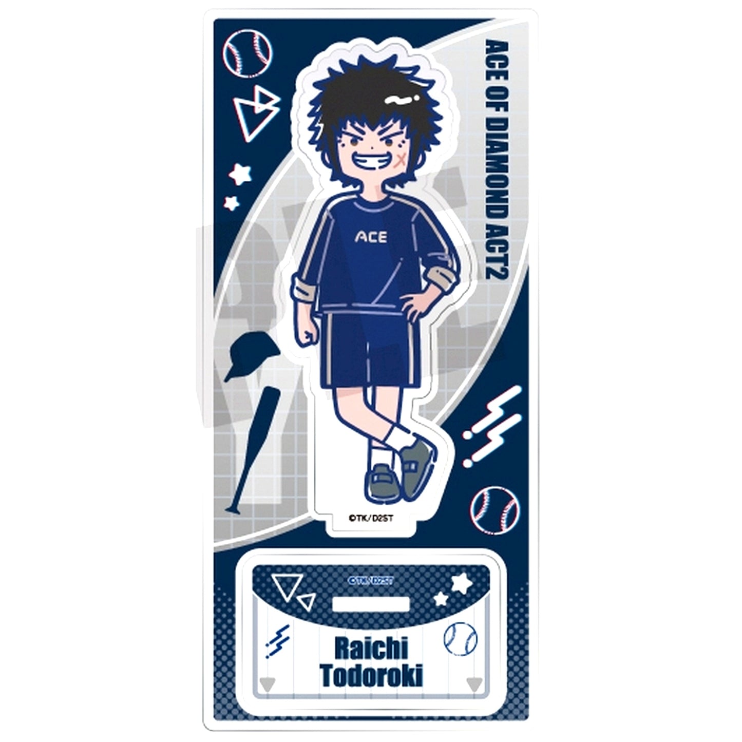 Raichi Todoroki Retopop Vol.2 Acrylic Stand Ace of Diamond act II SS [USED]
