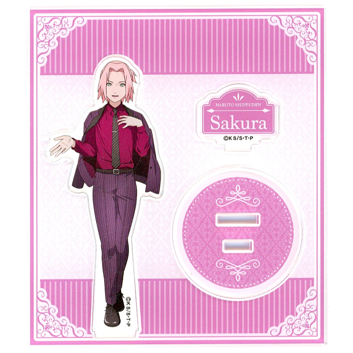 Sakura Haruno Acrylic Stand Naruto Shippuden Dress Up Ver. Tsutaya Shop [USED]