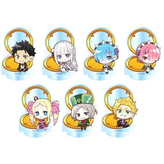 Set of 7 A Re:Zero - Starting Life in Another World Tojicolle Acrylic Stand Vol. 3 [USED]