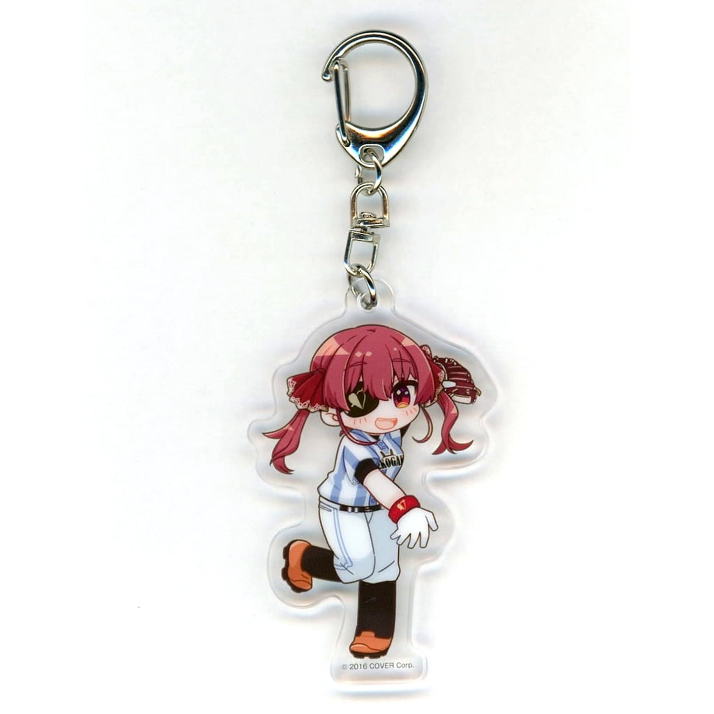 Virtual YouTuber hololive Houshou Marine Acrylic Keychain DMM Online Crane Presents Virtual YouTuber Nijisanji x hololive Nijiholo Exchange Match 2025 Part 2 Usada Pekora Academy Goods [USED]