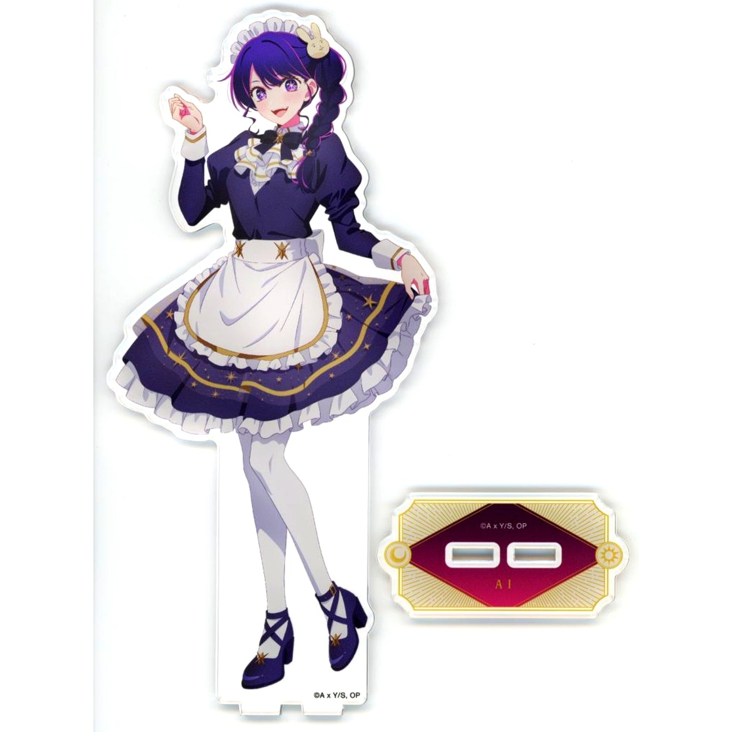 Ai Hoshino Illustration Starry Sky Maid Ver. BIG Acrylic Stand Oshi no Ko POP UP STORE in Loft [USED]