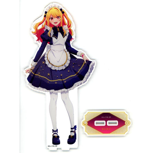 Ruby Hoshino Illustration Starry Sky Maid Ver. BIG Acrylic Stand Oshi no Ko Pop Up Store in Loft [USED]