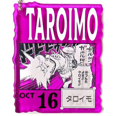 Taroimo OCT.16 Acrylic Block Charm Prize Ichiban Kuji One Piece BASE SHOP Kuji 366DAYS OF BIRTHDAYS 10-12 Months [USED]