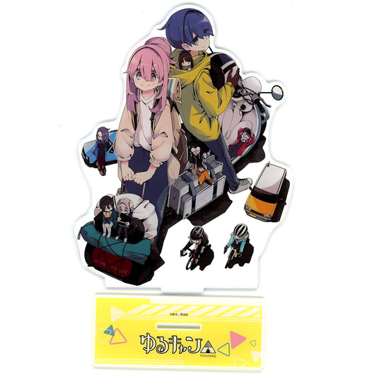 Group Original Big Acrylic Stand Bundle Bonus for Comics Yuru Camp Vol. 18 Gamers Ltd Edition [USED]