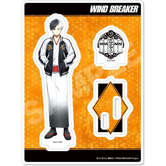 Haruka Sakura 01 Japanese Clothes Sukajan Ver. Acrylic Stand WIND BREAKER [USED]