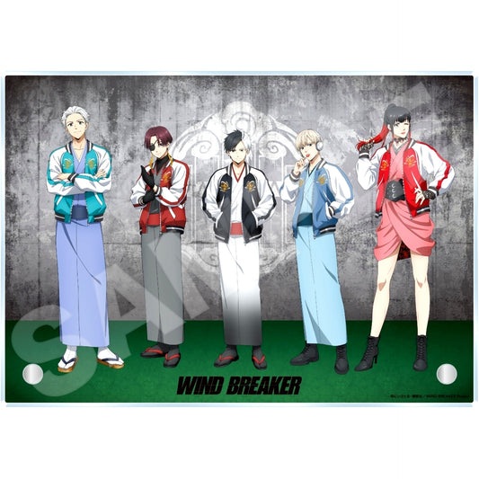 Group 01. Acrylic Board Waza Kimono x Sukajan Ver. WIND BREAKER [USED]