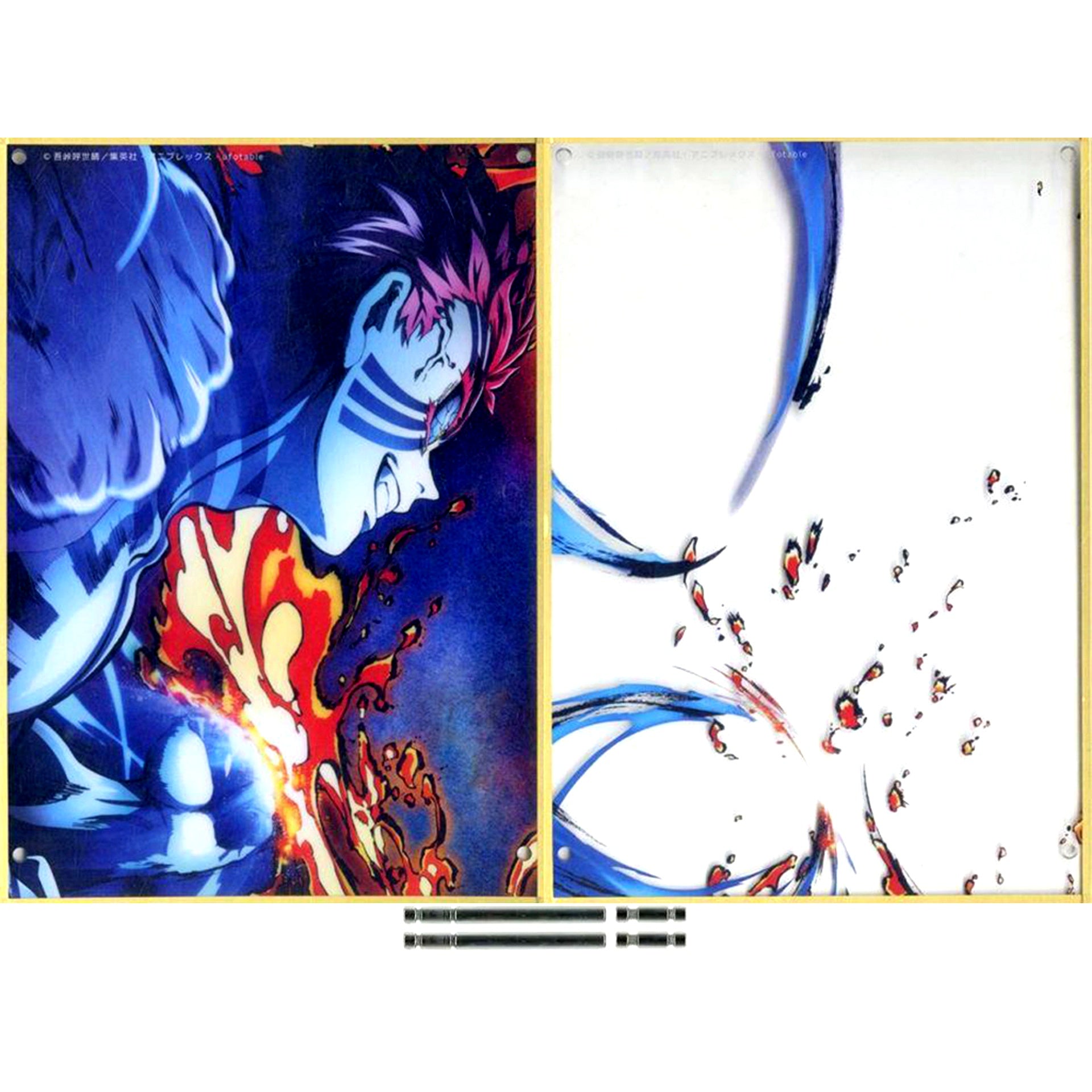 Akaza A Prize Big Layered Acrylic Panel Demon Slayer: Kimetsu no Yaiba The Movie Mugen Train Arc 5th Anniversary WEBSHOP Kuji Kyojuro vs Akaza [USED]