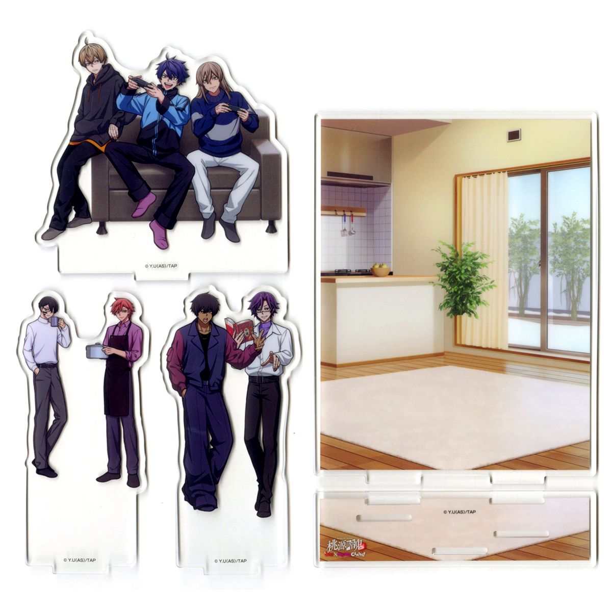 Group Diorama Acrylic Stand Togen Anki: Dark Demon of Paradise Special Event ONI x MOMO CLASH [USED]