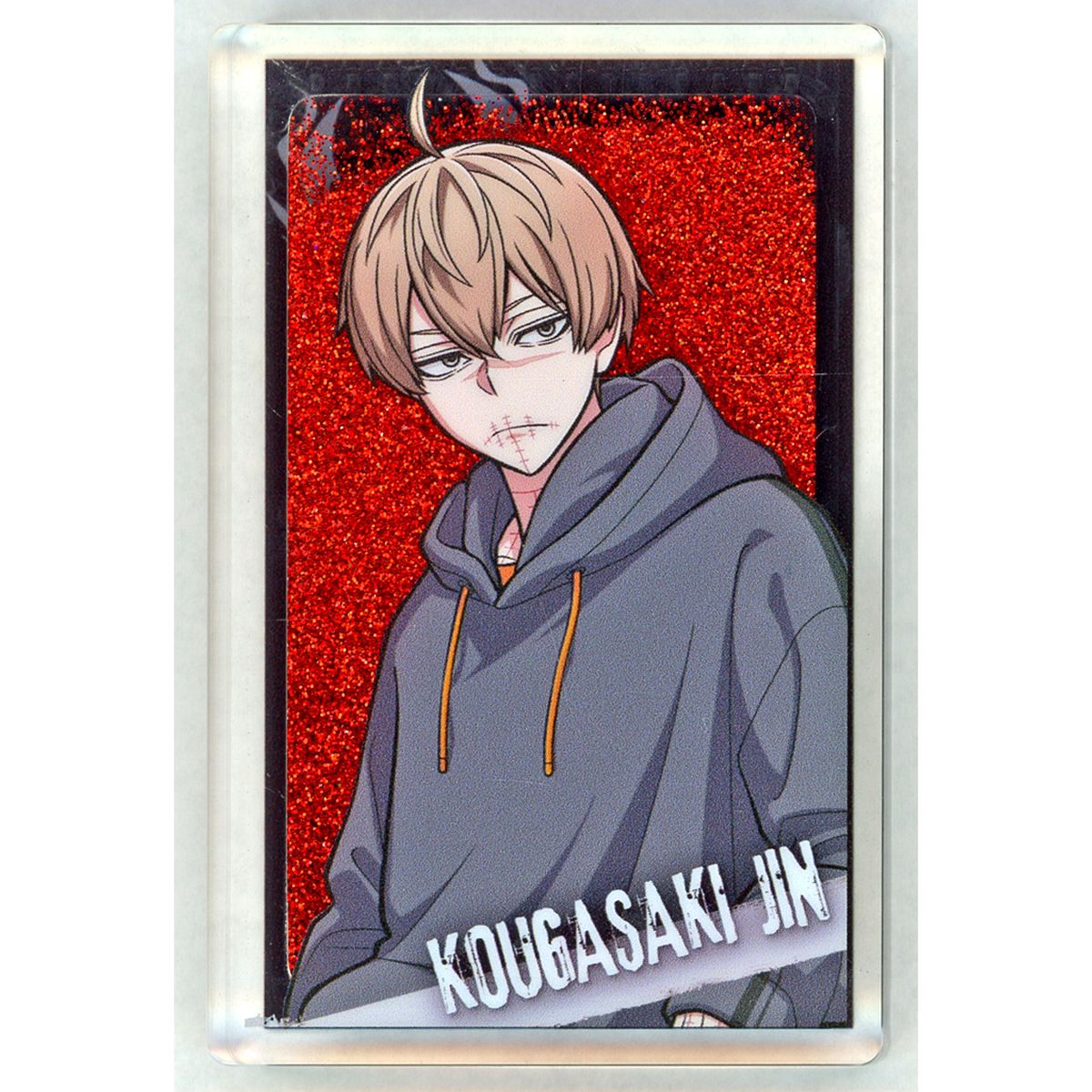 Jin Kougasaki Oil-in Acrylic Block C Togen Anki: Dark Demon of Paradise Special Event ONI x MOMO CLASH [USED]