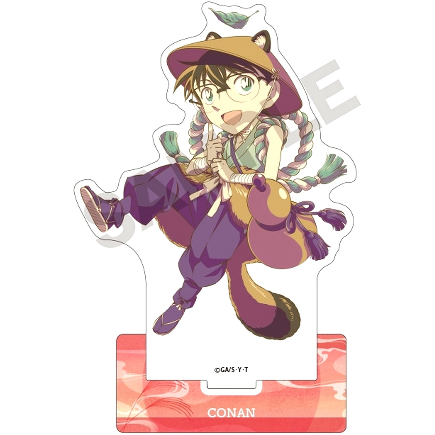 Conan Edogawa Detective Conan Hyakki Yagyo Clapalette Acrylic Stand [USED]
