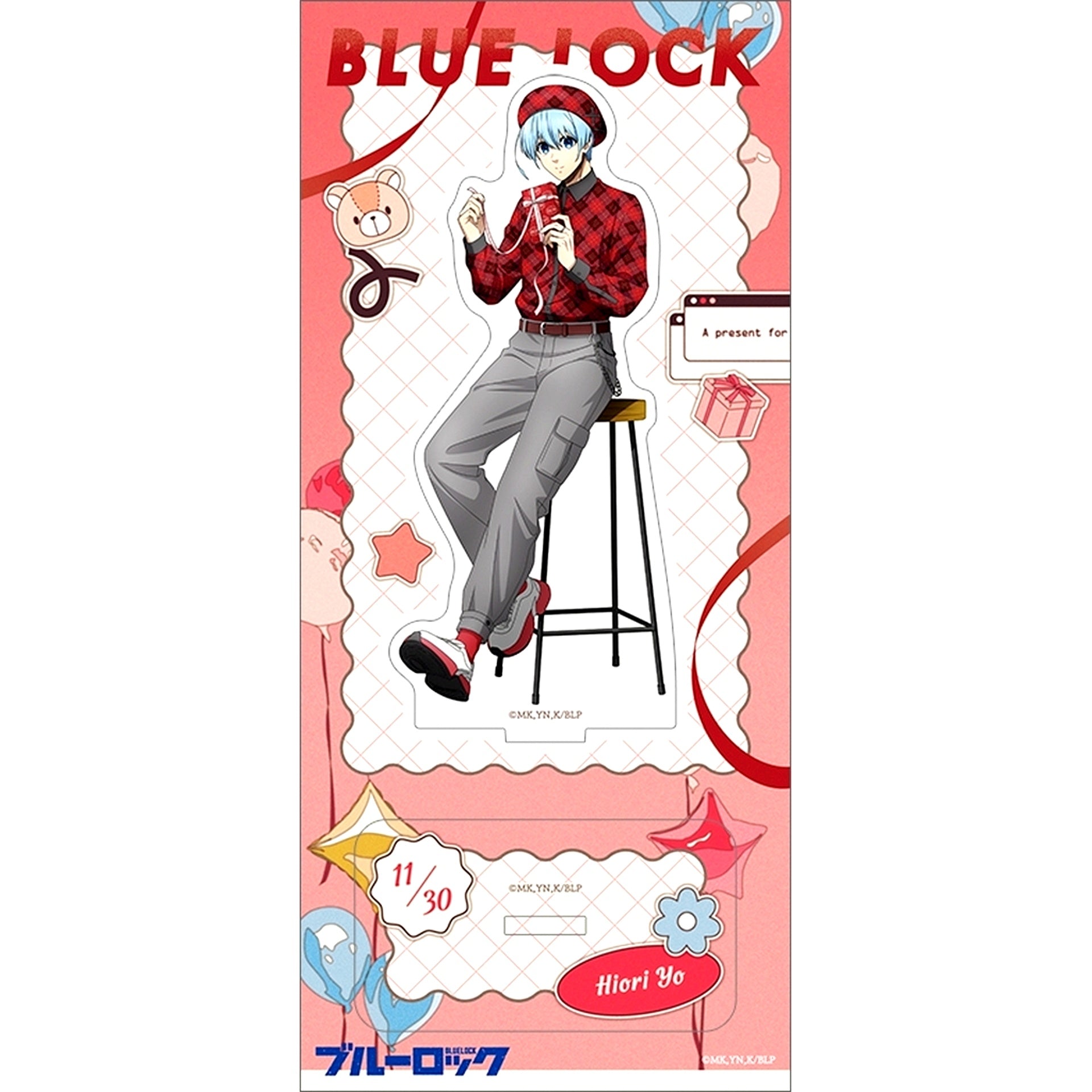 Yo Hiori Valentine Acrylic Stand Blue Lock Season 2 [USED]