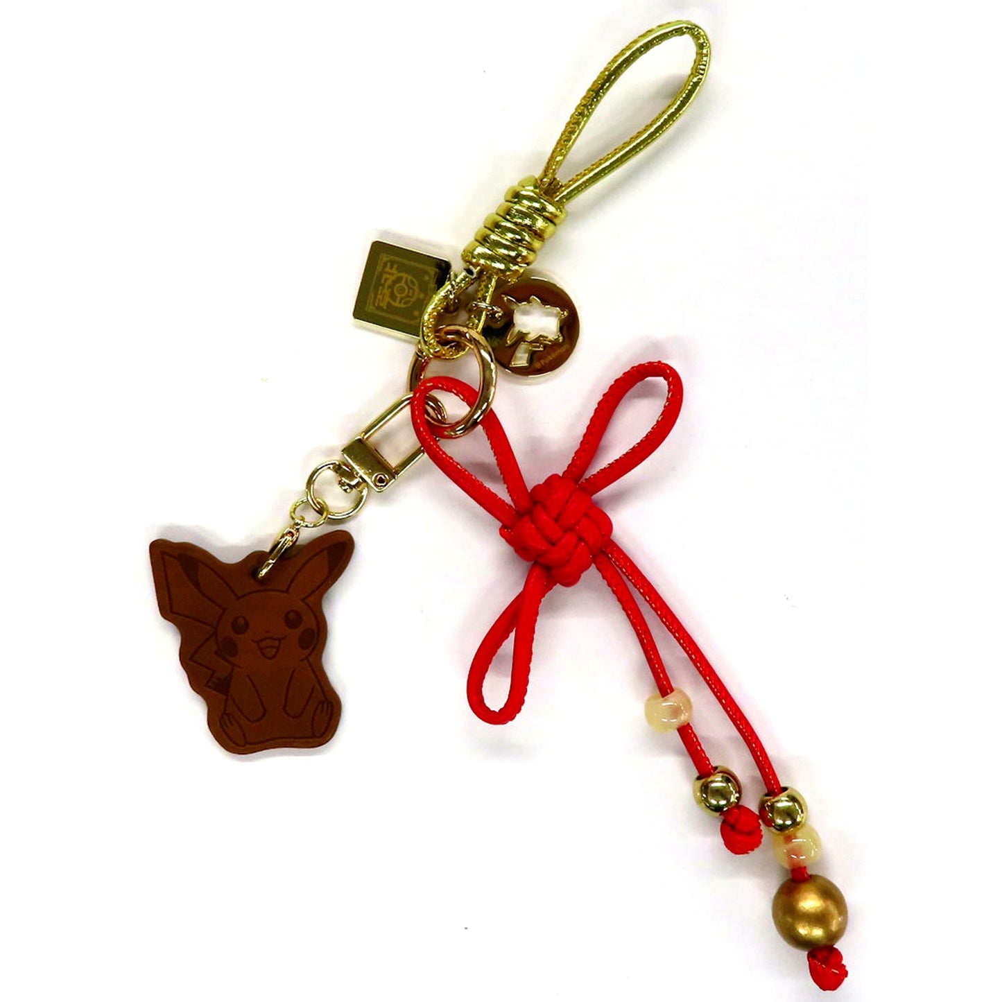 Pikachu Pokemon 2025 Pokemon Masters Beijing Rope Knot Keychain [USED]