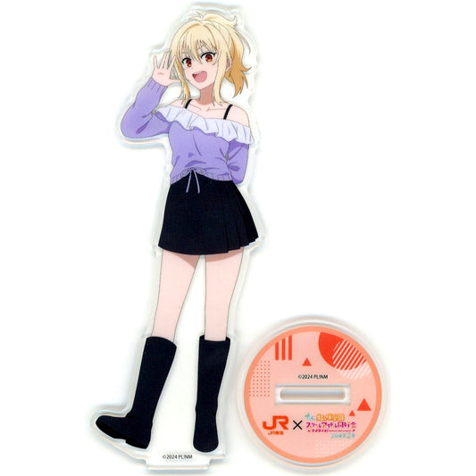 Ai Miyashita JR Central x Movie Love Live! Nijigasaki High School Idol Club Final Chapter Part 2 Nijigaku Oshitabi Campaign Acrylic Stand [USED]