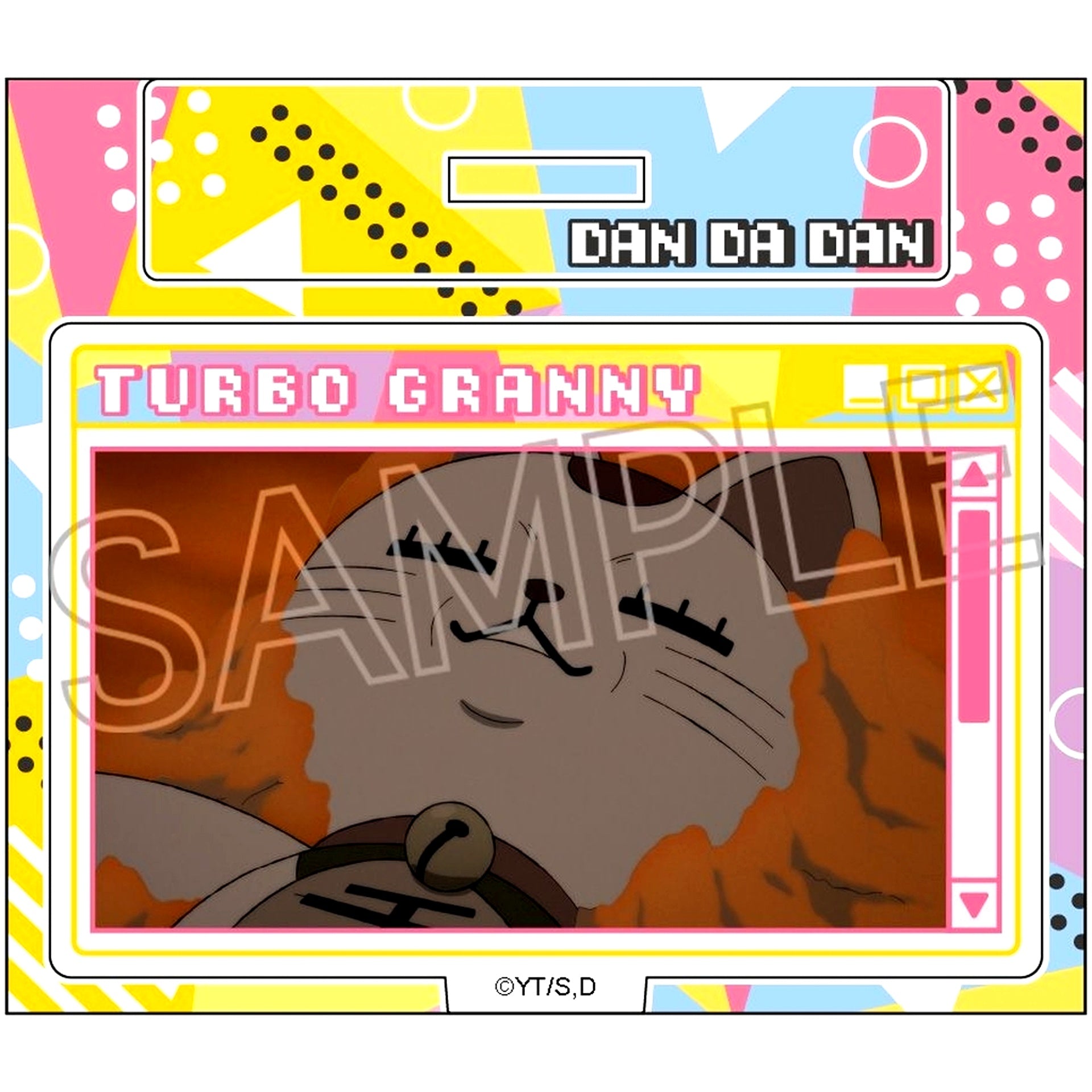 Turbo Granny Beckoning Cat B TV Anime Dandadan Mini Acrylic Stand Vol.2 [USED]