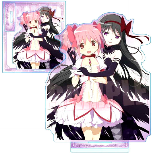Madoka Kaname & Devil Homura Puella Magi Madoka Magica the Movie Rebellion Acrylic Stand [USED]