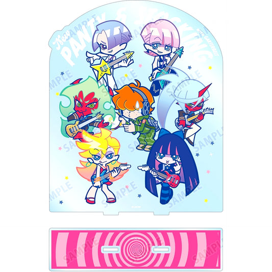 Group F*Kaori Illustration Big Acrylic Stand Rock Ver. New PANTY & STOCKING with GARTERBELT [USED]