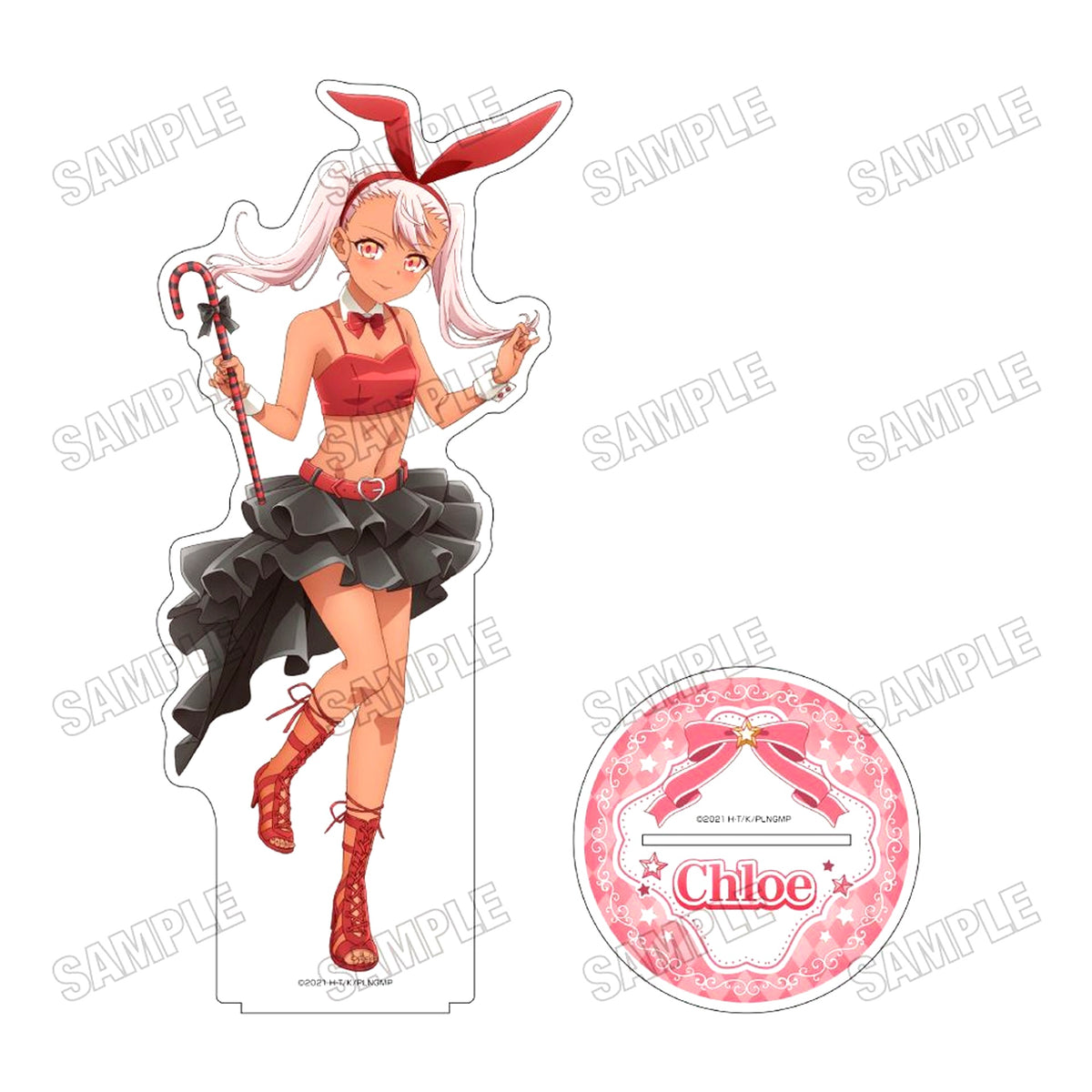 Chloe von Einzbern Bunny Ver. Fate/kaleid liner Prisma Illya Licht Nameless Girl Illustration BIG Acrylic Stand LL [USED]