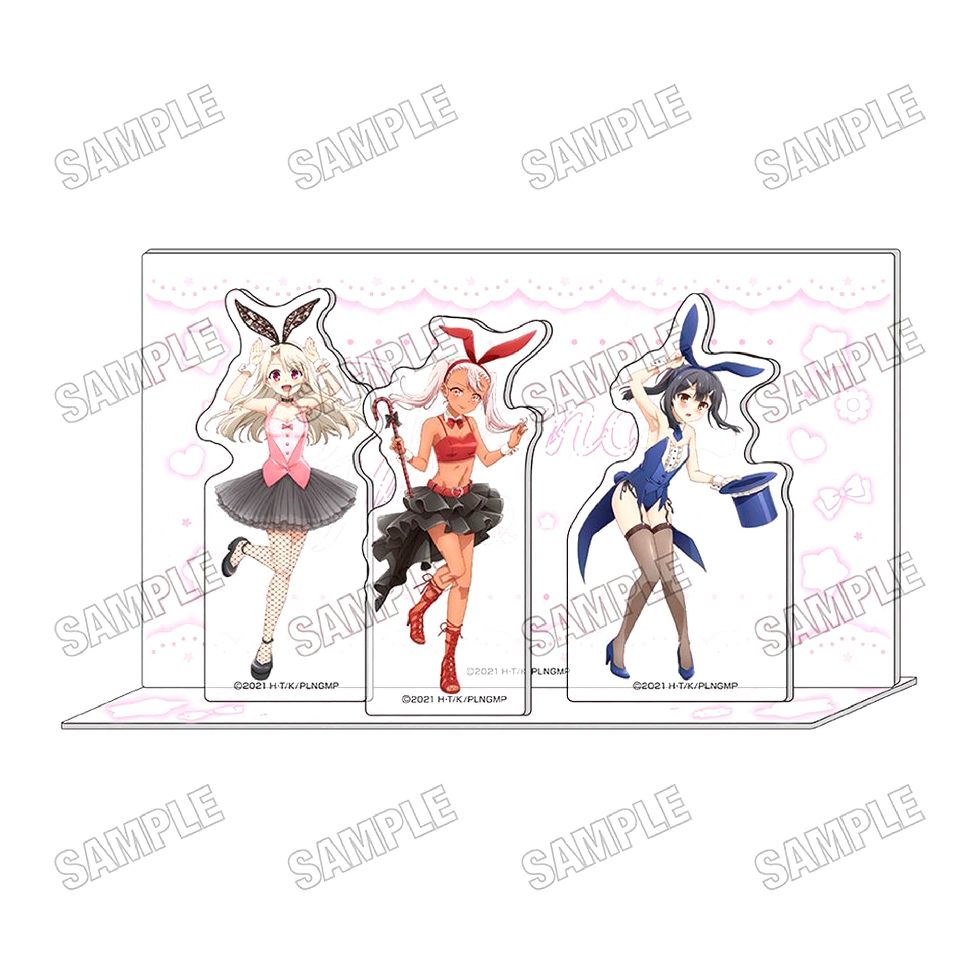 Group Bunny Ver. Illustration Acrylic Diorama Fate/kaleid liner Prisma Illya Licht Nameless Girl [USED]