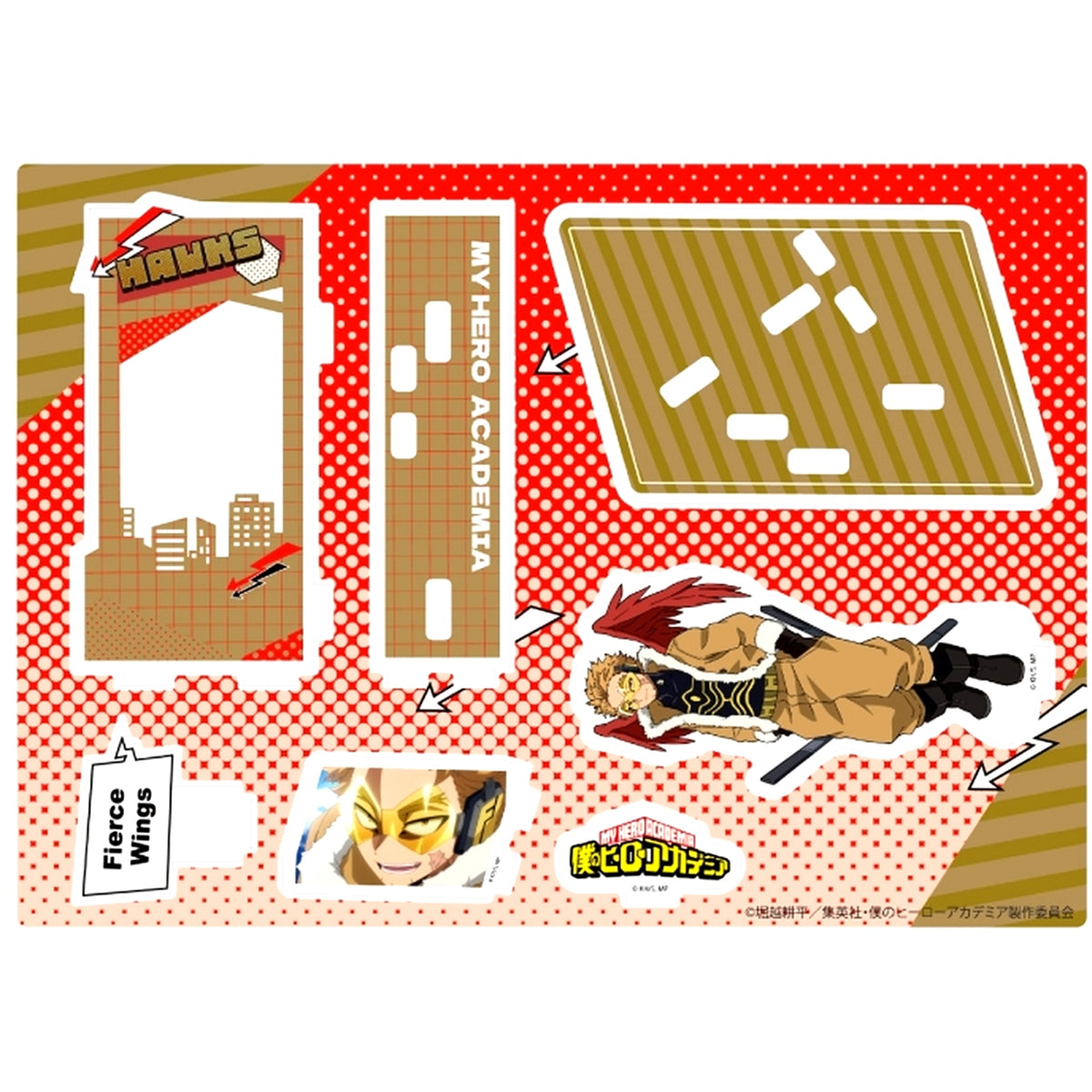Hawks 06. My Hero Academia Scene Shot Acrylic Stand [USED]