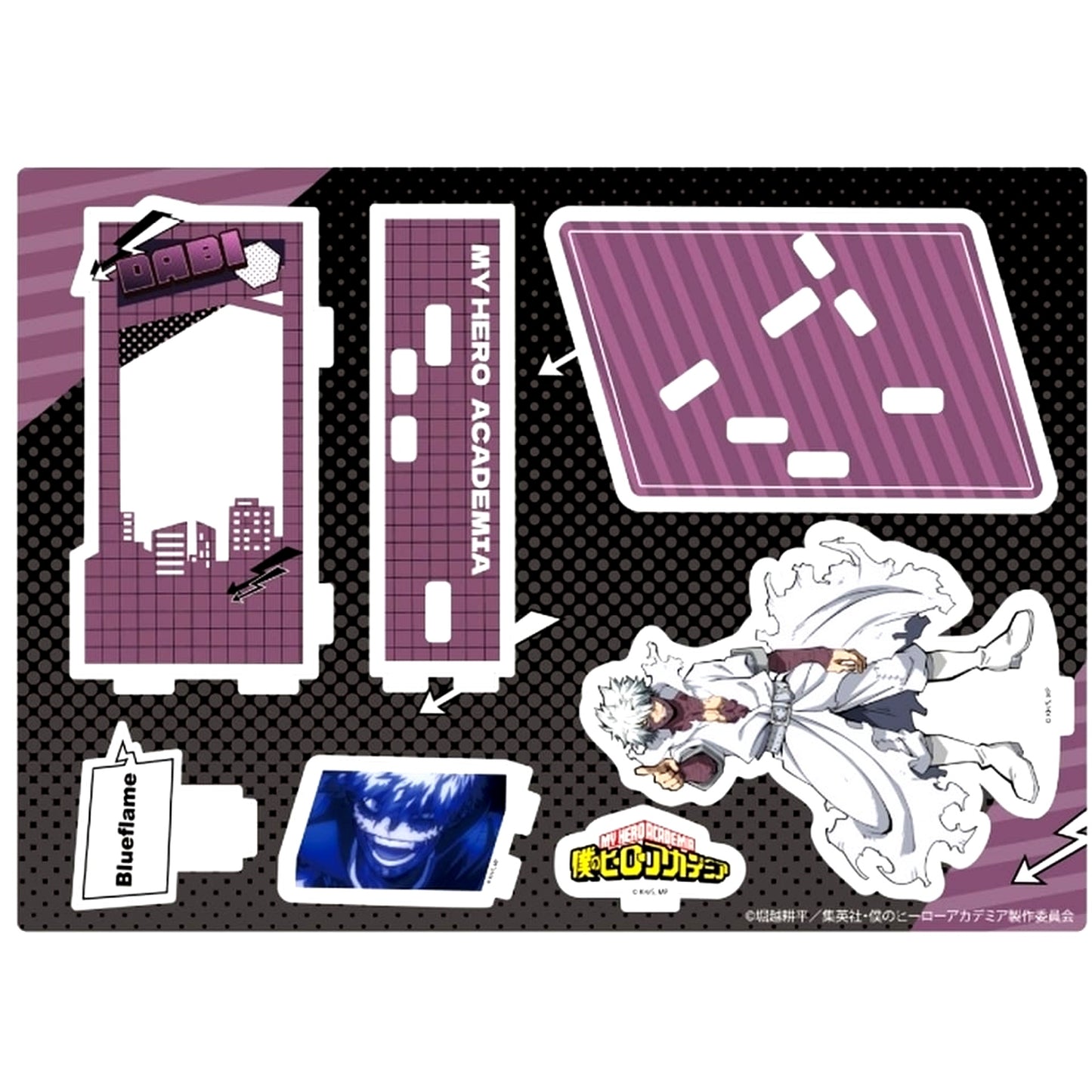 Dabi 07 Scene Shot Acrylic Stand My Hero Academia [USED]