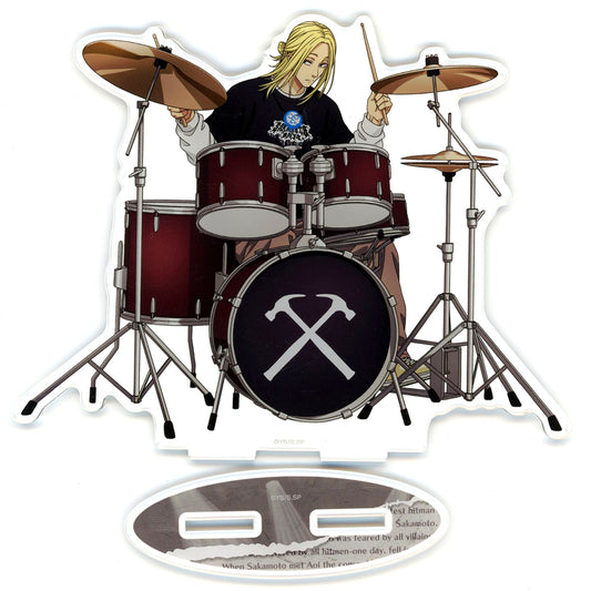 Shishiba SAKAMOTO DAYS Illustration Rock Band Ver. BIG Acrylic Stand [USED]