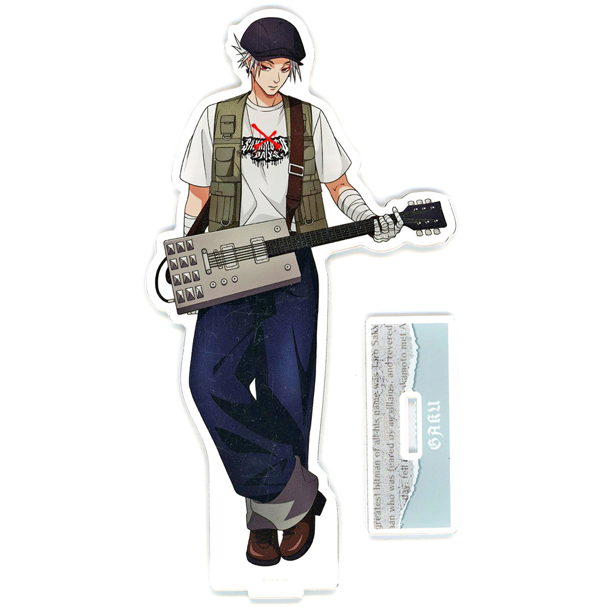 Gaku Illustration Rock Band Ver. Extra Large Acrylic Stand Sakamoto Days [USED]