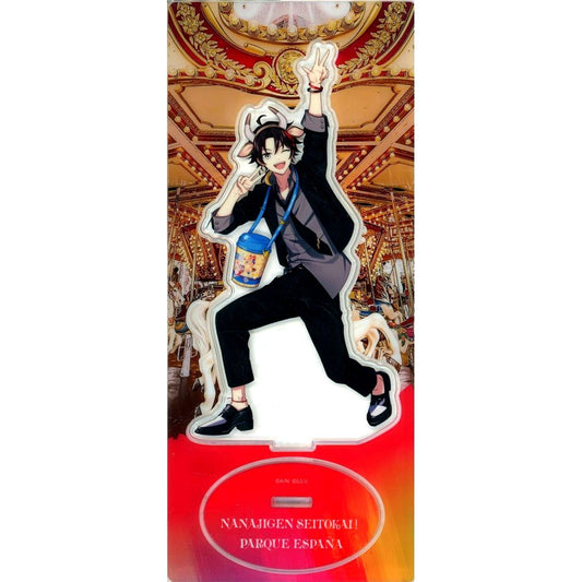 Saegusa Akina School Trip Acrylic Stand Virtual YouTuber Nijisanji Nanajigen Seitokai! On a School Trip! in Shima Spain Village [USED]