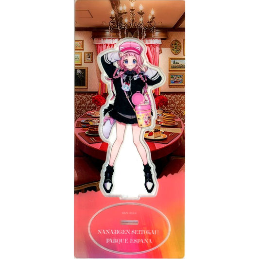Suo Sango School Trip Acrylic Stand Virtual YouTuber Nijisanji Nanajigen Seitokai! On a School Trip! in Shima Spain Village [USED]