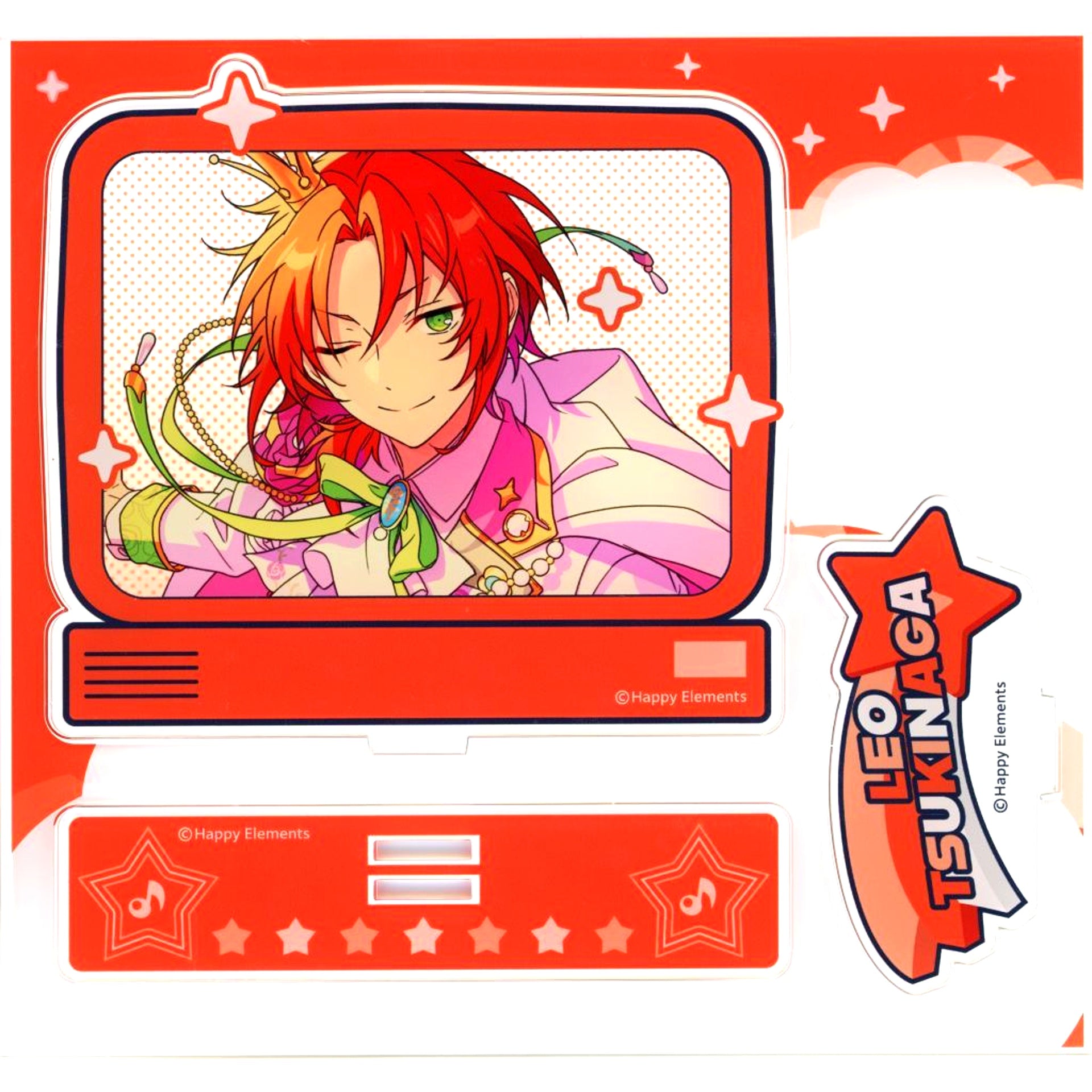 Leo Tsukinaga Ensemble Stars!! 4piece & Megastream POP-UP SHOP in AKIHABARA Acrylic Stand [USED]