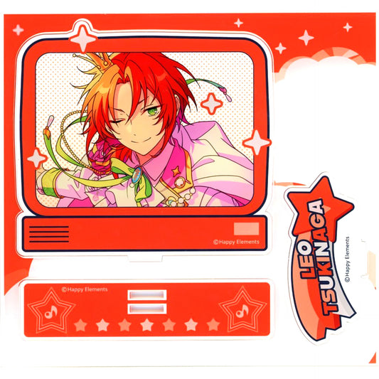 Leo Tsukinaga Ensemble Stars!! 4piece & Megastream POP-UP SHOP in AKIHABARA Acrylic Stand [USED]