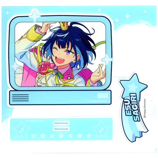 Esu Sagiri Ensemble Stars!! 4piece & Megastream POP-UP SHOP in AKIHABARA Acrylic Stand [USED]