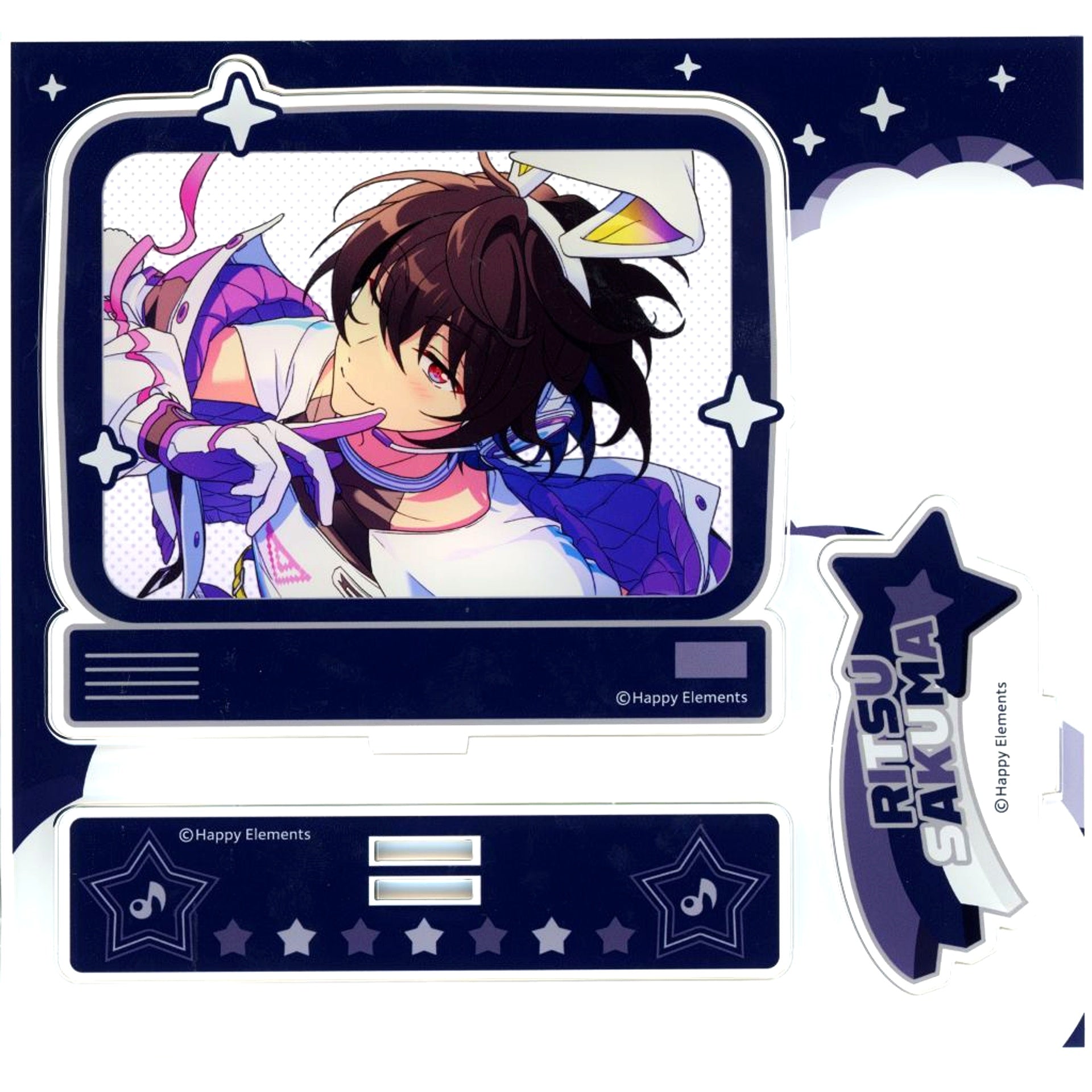 Ritsu Sakuma Ensemble Stars!! 4piece & Megastream POP-UP SHOP in AKIHABARA Acrylic Stand [USED]