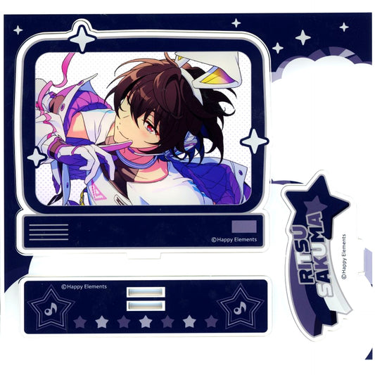 Ritsu Sakuma Ensemble Stars!! 4piece & Megastream POP-UP SHOP in AKIHABARA Acrylic Stand [USED]