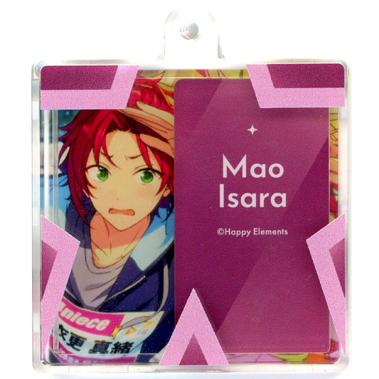 Mao Isara Ensemble Stars!! Slide Change Hako Keychain 4piece & Megastream POP-UP SHOP in AKIHABARA [USED]