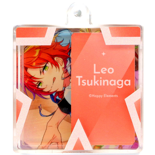 Leo Tsukinaga Ensemble Stars!! Slide Change Hako Keychain 4piece & Megastream POP-UP SHOP in AKIHABARA [USED]